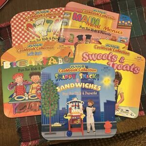 Pre-Owned Lot Of 5 Junior Cookbook Collection Books Easy Yummy Family Fun!!